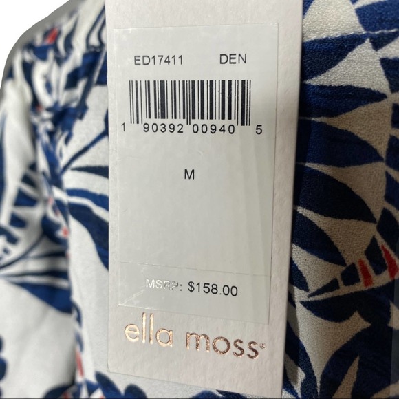 Ella Moss Tadala Cold Shoulder Dress White Size M - Picture 4 of 6